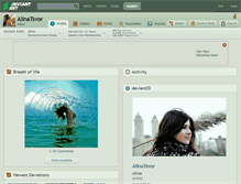 Tablet Screenshot of alinatsvor.deviantart.com