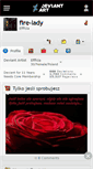 Mobile Screenshot of fire-lady.deviantart.com