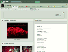 Tablet Screenshot of fire-lady.deviantart.com