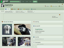 Tablet Screenshot of graphicdrea.deviantart.com