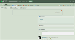 Desktop Screenshot of coyel.deviantart.com