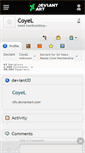 Mobile Screenshot of coyel.deviantart.com