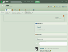 Tablet Screenshot of coyel.deviantart.com