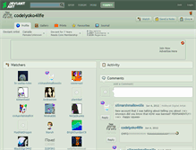 Tablet Screenshot of codelyoko4life.deviantart.com