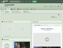 Tablet Screenshot of jeronimo5000.deviantart.com