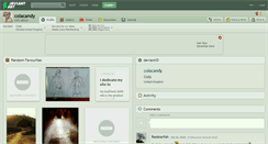 Desktop Screenshot of colacandy.deviantart.com