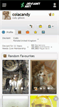 Mobile Screenshot of colacandy.deviantart.com
