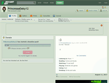 Tablet Screenshot of princessaadaisy12.deviantart.com