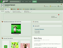 Tablet Screenshot of caramel-dansen.deviantart.com