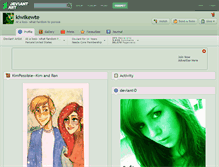 Tablet Screenshot of kiwikewte.deviantart.com