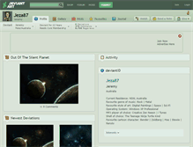 Tablet Screenshot of jeza87.deviantart.com