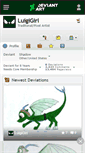 Mobile Screenshot of luigigirl.deviantart.com