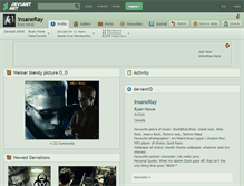 Tablet Screenshot of insaneray.deviantart.com