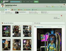 Tablet Screenshot of captainmarvelous.deviantart.com