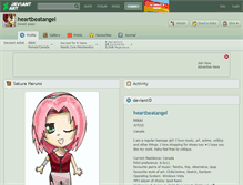 Tablet Screenshot of heartbeatangel.deviantart.com
