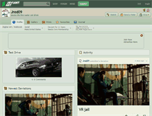Tablet Screenshot of jred09.deviantart.com