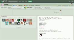 Desktop Screenshot of bluelun.deviantart.com