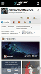 Mobile Screenshot of crimsonindifference.deviantart.com