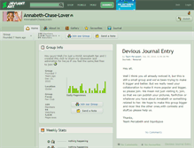Tablet Screenshot of annabeth-chase-lover.deviantart.com
