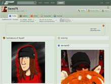 Tablet Screenshot of davez75.deviantart.com
