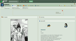 Desktop Screenshot of maidenm.deviantart.com
