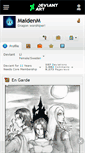 Mobile Screenshot of maidenm.deviantart.com