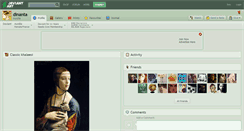 Desktop Screenshot of dinanta.deviantart.com