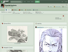 Tablet Screenshot of espadaulquiorra.deviantart.com