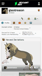 Mobile Screenshot of glasstreason.deviantart.com