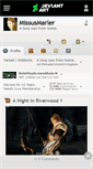 Mobile Screenshot of missusmarler.deviantart.com