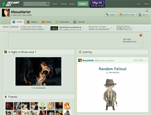 Tablet Screenshot of missusmarler.deviantart.com