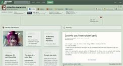 Desktop Screenshot of pistachio-macaroons.deviantart.com