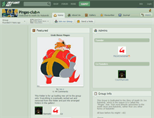 Tablet Screenshot of pingas-club.deviantart.com