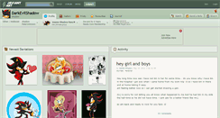 Desktop Screenshot of darkevilshadow.deviantart.com