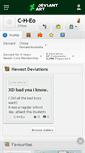 Mobile Screenshot of c-h-eo.deviantart.com
