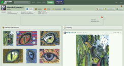 Desktop Screenshot of miss-de-lioncourt.deviantart.com