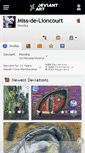 Mobile Screenshot of miss-de-lioncourt.deviantart.com