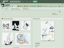 Tablet Screenshot of neokale.deviantart.com