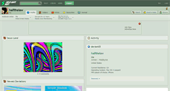Desktop Screenshot of halfthelaw.deviantart.com