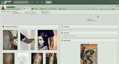 Desktop Screenshot of campfens.deviantart.com