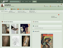 Tablet Screenshot of campfens.deviantart.com