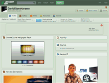 Tablet Screenshot of davidoteronavarro.deviantart.com