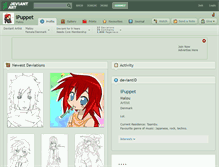 Tablet Screenshot of ipuppet.deviantart.com