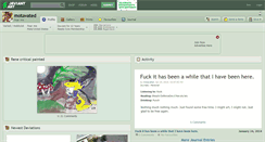 Desktop Screenshot of motavated.deviantart.com
