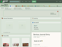 Tablet Screenshot of favv1.deviantart.com