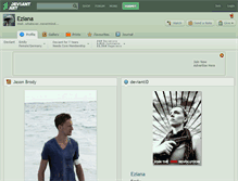 Tablet Screenshot of eziana.deviantart.com