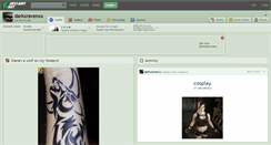 Desktop Screenshot of darkxravenxx.deviantart.com