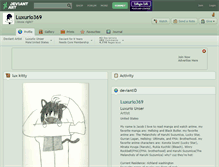 Tablet Screenshot of luxurio369.deviantart.com