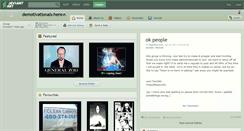 Desktop Screenshot of demotivationals-here.deviantart.com