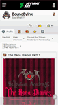 Mobile Screenshot of boundbyink.deviantart.com